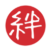 Kizuna Badminton racket strings- Japanese logo